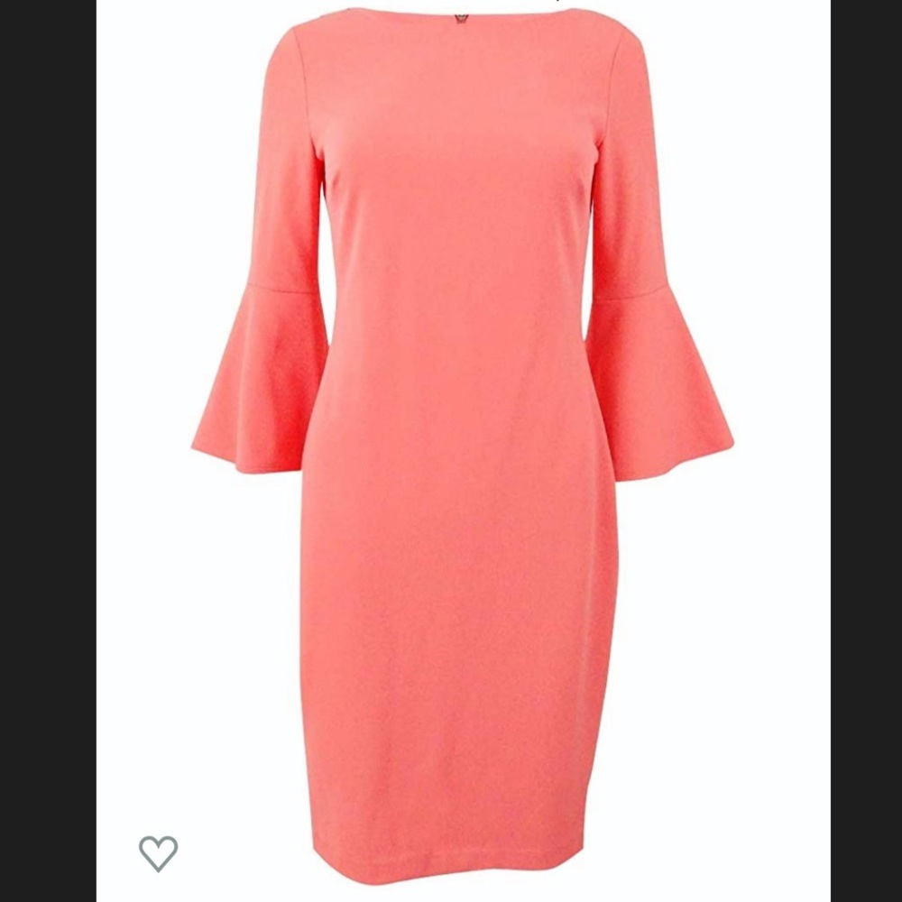 Calvin Klein Bell Sleeve Dress